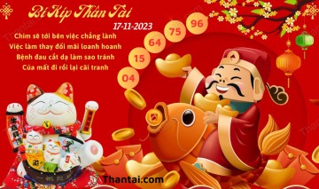 Bí Kíp Thần Tài 17/11/2023