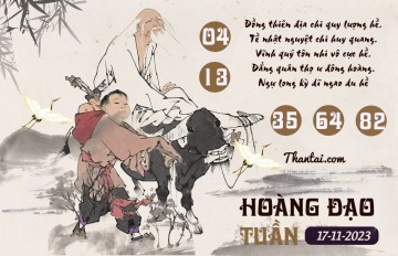 HOÀNG ĐẠO TUẦN 17/11/2023