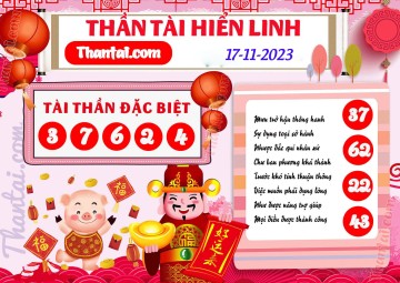 THẦN TÀI HIỂN LINH 17/11/2023