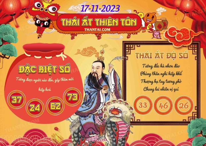 Thái Ất Thiên Tôn 02/11/2023