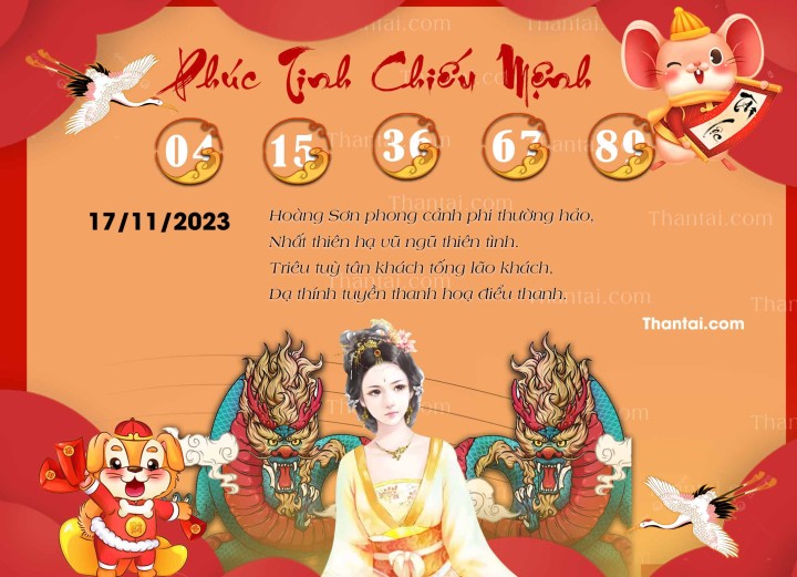 Phúc Tinh Chiếu Mệnh 02/11/2023