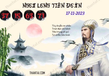 Ngọa Long Tiên Đoán 17/11/2023