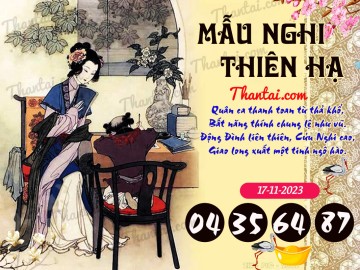 Mẫu Nghi Thiên Hạ 17/11/2023