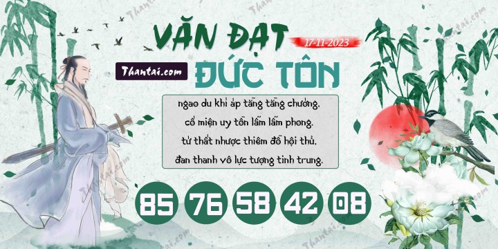 Văn Đạt Đức Tôn 02/11/2023