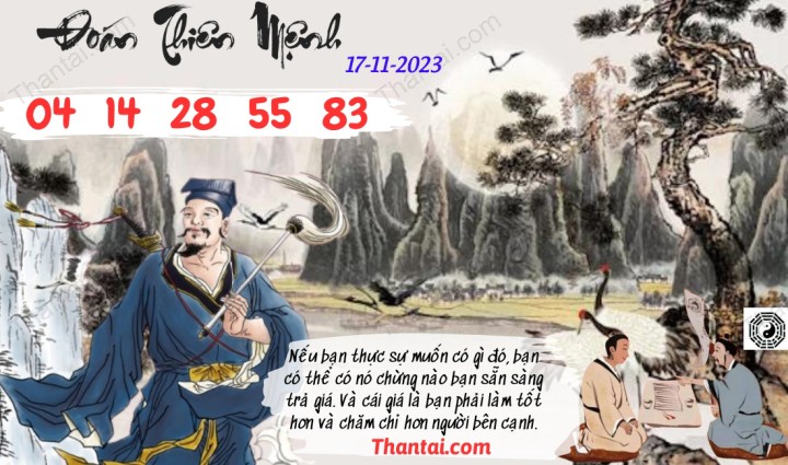 Đoán Thiên Mệnh 02/11/2023