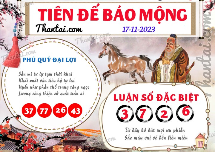 Tiên Đế Báo Mộng 02/11/2023
