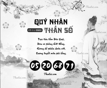 QUÝ NHÂN THẦN SỐ 17/11/2023