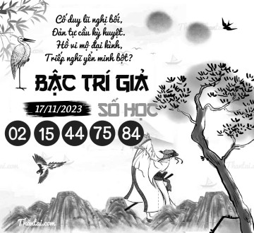 BẬC TRÍ GIẢ SỐ HỌC 17/11/2023