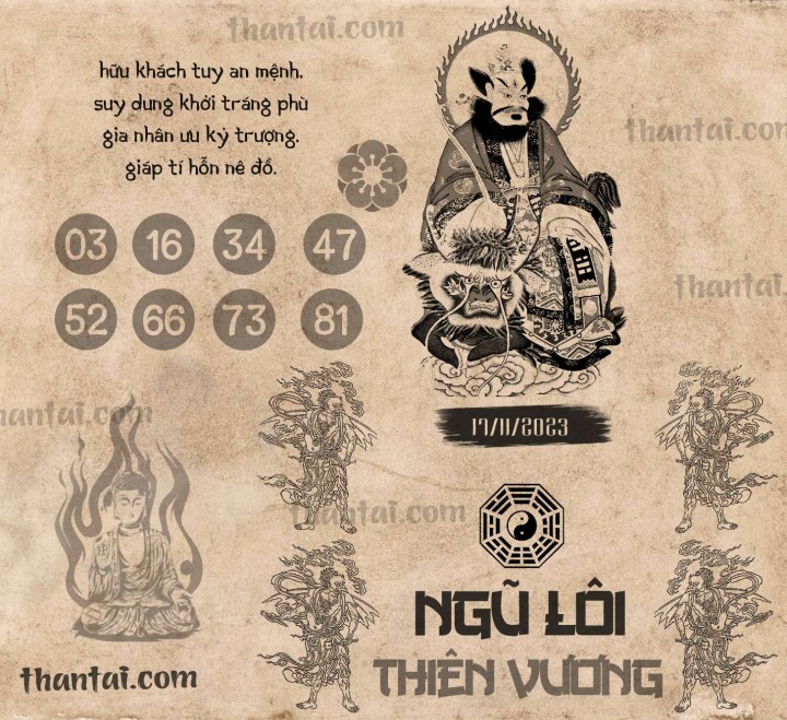 NGŨ LÔI THIÊN VƯƠNG 02/11/2023