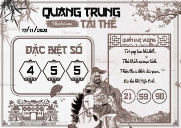 QUANG TRUNG TÁI THẾ 17/11/2023