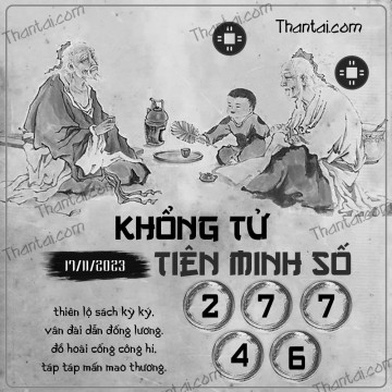 KHỔNG TỬ TIÊN MINH SỐ 17/11/2023