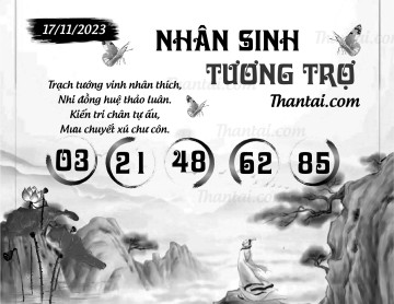 NHÂN SINH TƯƠNG TRỢ 17/11/2023