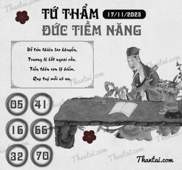 TỨ THẨM ĐỨC TIỀM NĂNG 17/11/2023