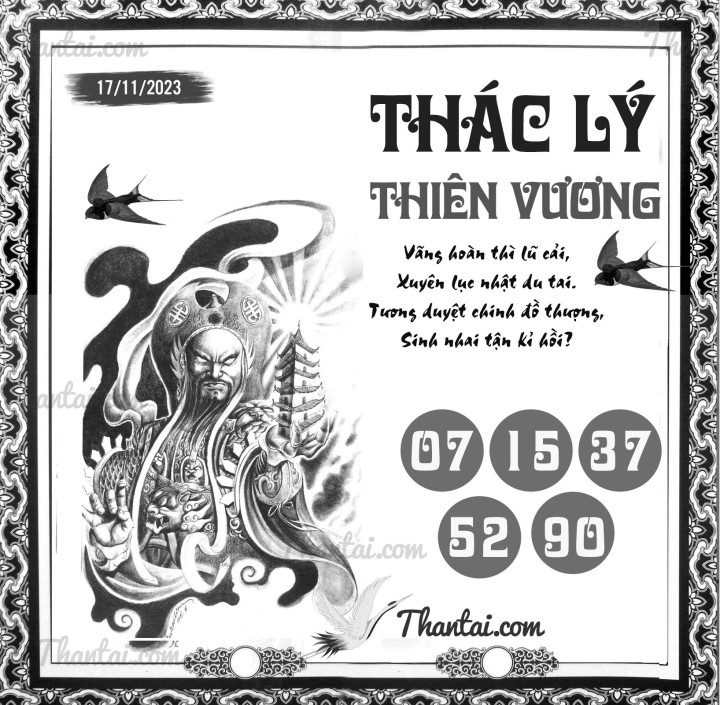 THÁC LÝ THIÊN VƯƠNG 02/11/2023