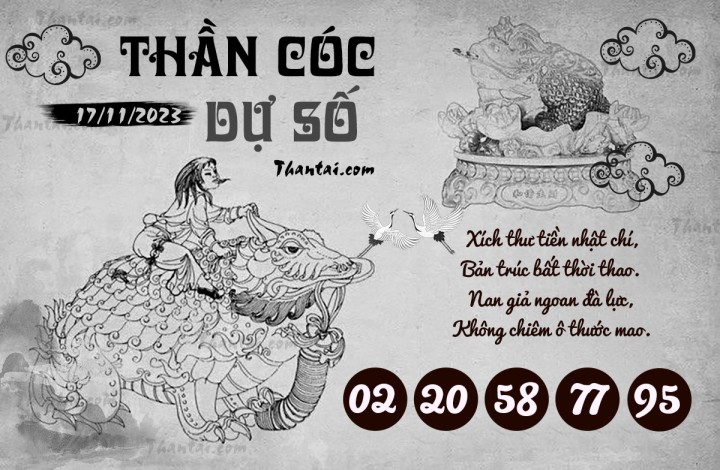 THẦN CÓC DỰ SỐ 02/11/2023