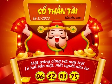 SỔ THẦN TÀI 18/11/2023