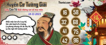 Huyền Cơ Tường Giải 18/11/2023