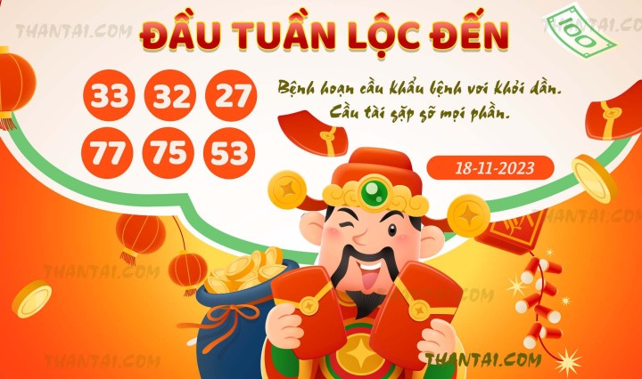 ĐẦU TUẦN LỘC ĐẾN 03/11/2023