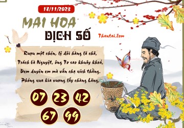 Mai Hoa Dịch Số 18/11/2023