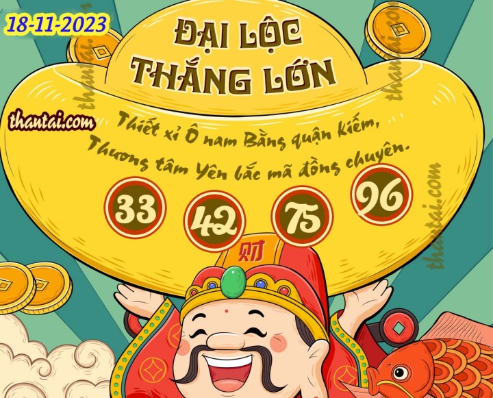 ĐẠI LỘC THẮNG LỚN 03/11/2023