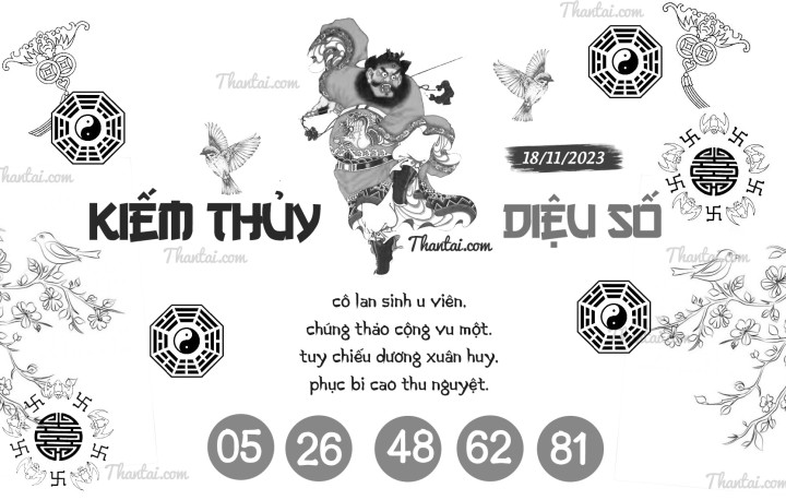 KIẾM THỦY DIỆU SỐ 03/11/2023