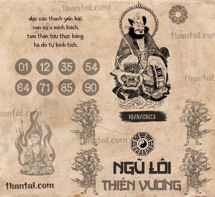 NGŨ LÔI THIÊN VƯƠNG 03/11/2023
