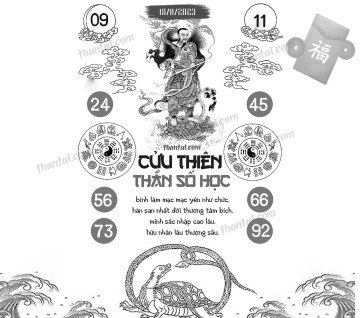 CỬU THIÊN THẦN SỐ HỌC 18/11/2023