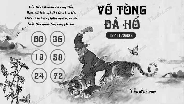 VÕ TÒNG ĐẢ HỔ 03/11/2023