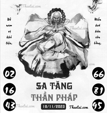 SA TĂNG THẦN PHÁP 18/11/2023