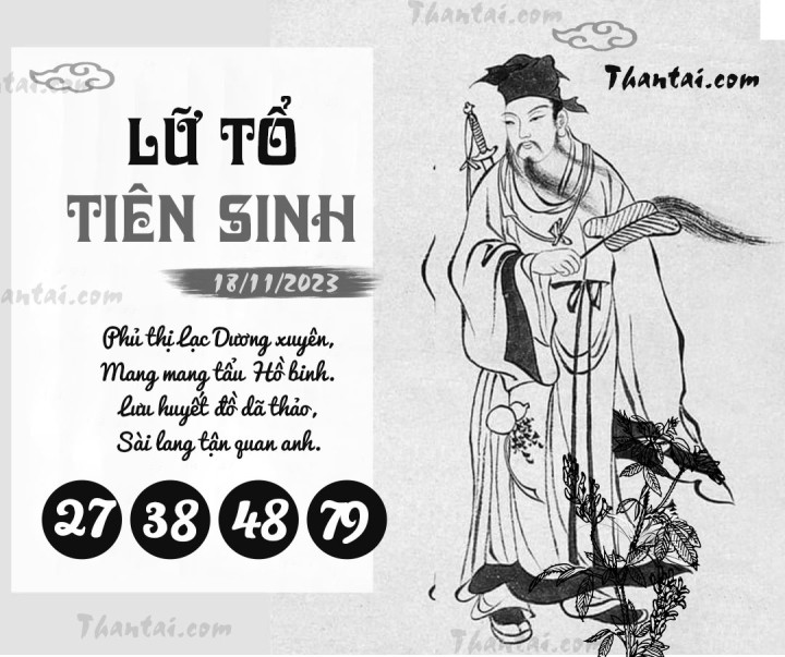 LỮ TỔ TIÊN SINH 03/11/2023