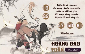 HOÀNG ĐẠO TUẦN 19/11/2023