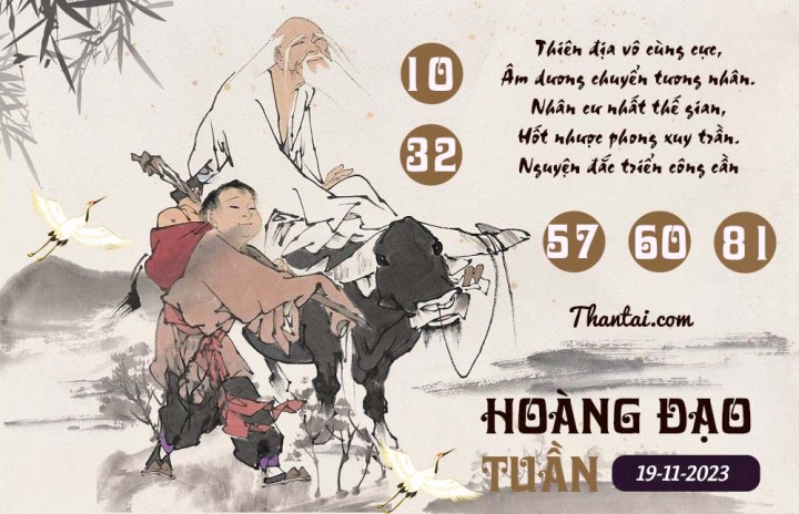 HOÀNG ĐẠO TUẦN 04/11/2023