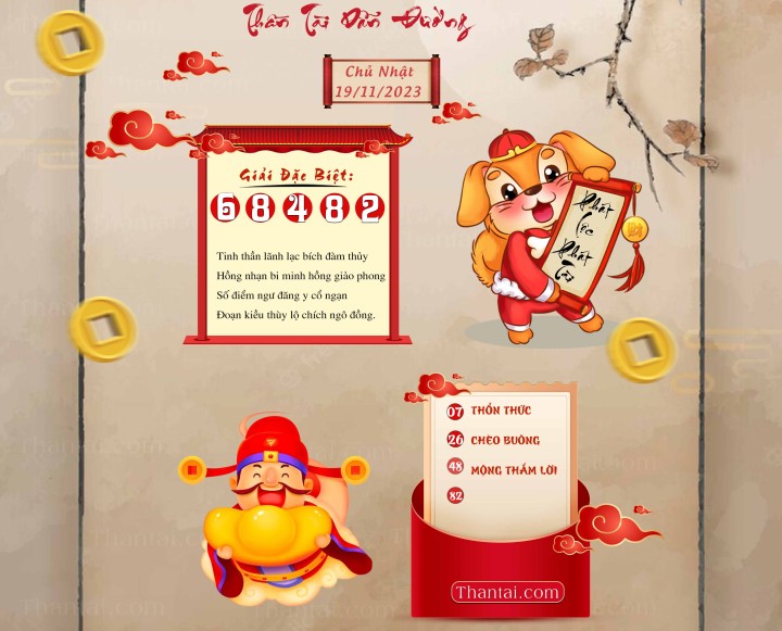 THẦN TÀI DẪN ĐƯỜNG 04/11/2023