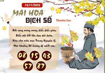 Mai Hoa Dịch Số 19/11/2023