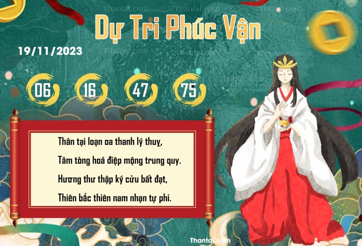 DỰ TRI PHÚC VẬN 04/11/2023