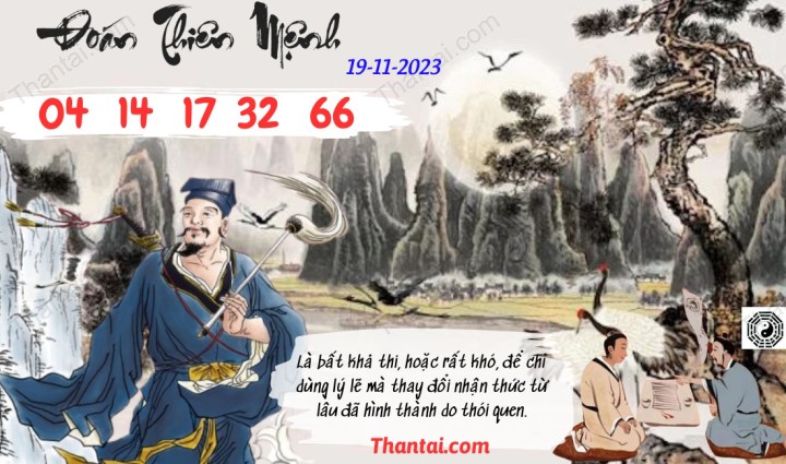 Đoán Thiên Mệnh 04/11/2023