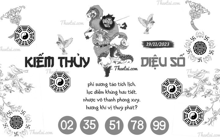 KIẾM THỦY DIỆU SỐ 04/11/2023
