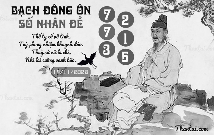 BẠCH ĐÔNG ÔN 04/11/2023