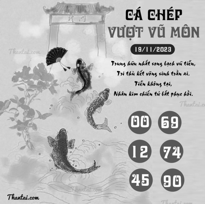 CÁ CHÉP VƯỢT VŨ MÔN 04/11/2023
