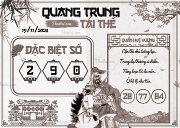 QUANG TRUNG TÁI THẾ 19/11/2023