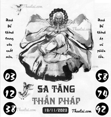 SA TĂNG THẦN PHÁP 19/11/2023