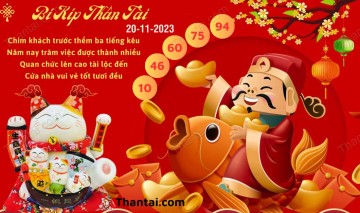 Bí Kíp Thần Tài 20/11/2023