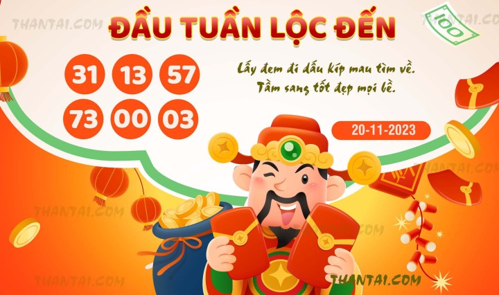ĐẦU TUẦN LỘC ĐẾN 05/11/2023