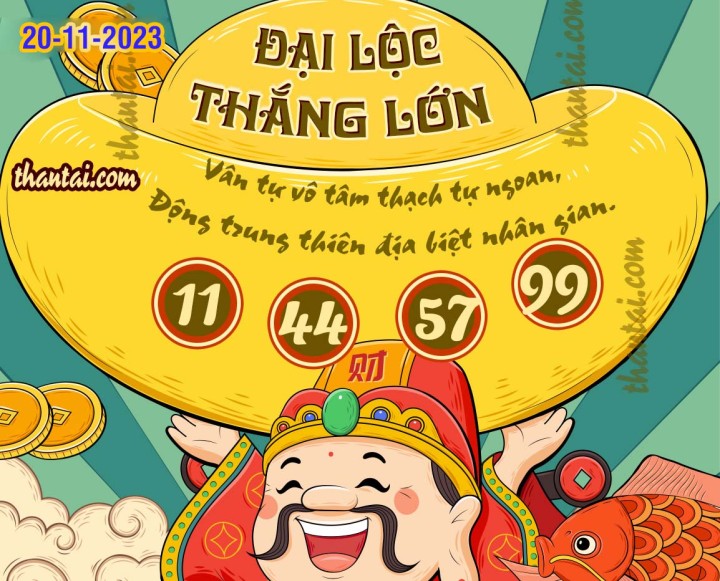 ĐẠI LỘC THẮNG LỚN 05/11/2023