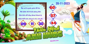 THIÊN MỆNH ANH HÙNG 20/11/2023