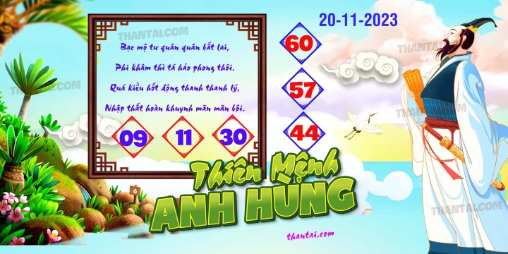 THIÊN MỆNH ANH HÙNG 05/11/2023