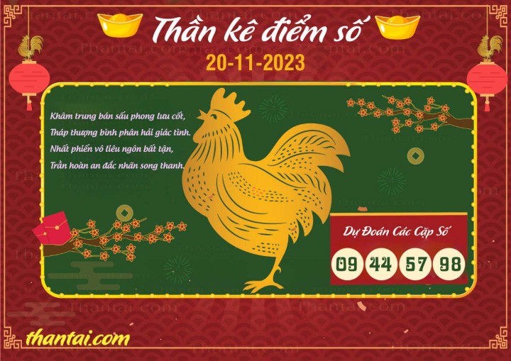 Thần Kê Điểm Số 05/11/2023