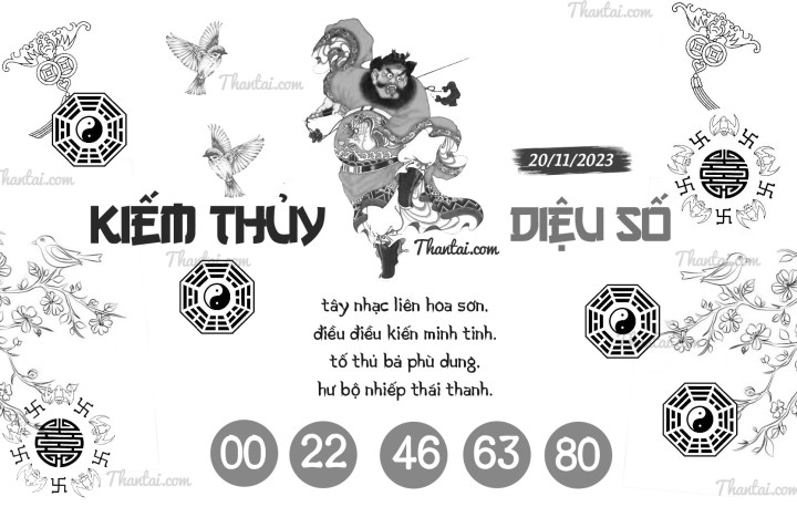 KIẾM THỦY DIỆU SỐ 05/11/2023