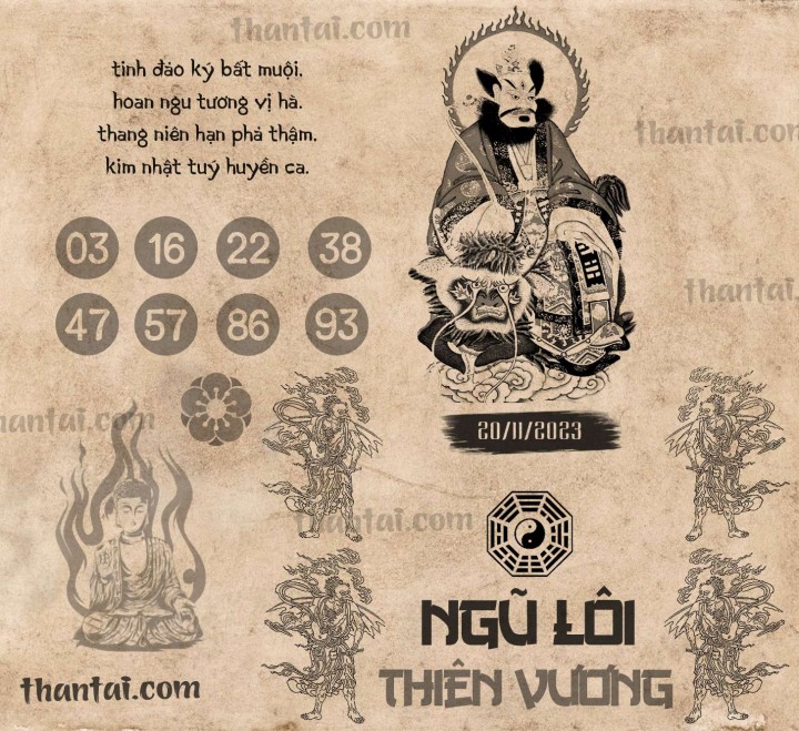 NGŨ LÔI THIÊN VƯƠNG 05/11/2023