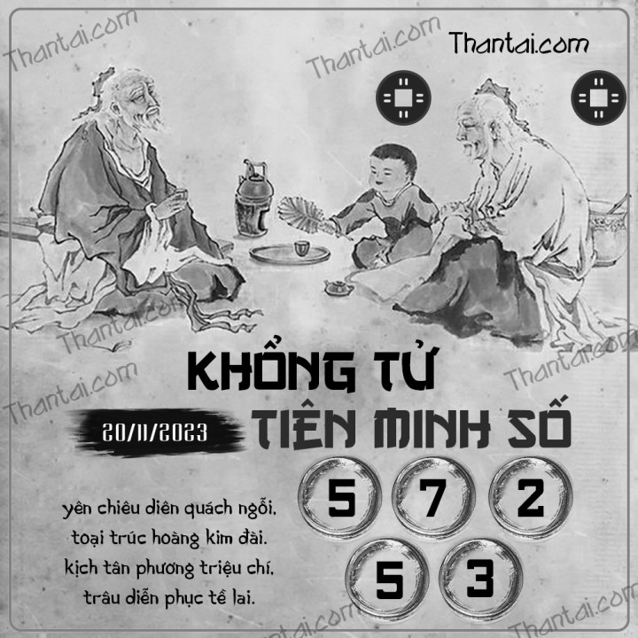 KHỔNG TỬ TIÊN MINH SỐ 05/11/2023